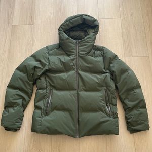 Uniqlo Down Jacket Seamless Down Parka Green XL.